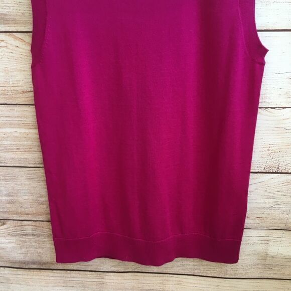 NEW‎ WITH TAGS J CREW COTTON CARYN SHELL IN DEEP FUCHSIA - Picture 4 of 6